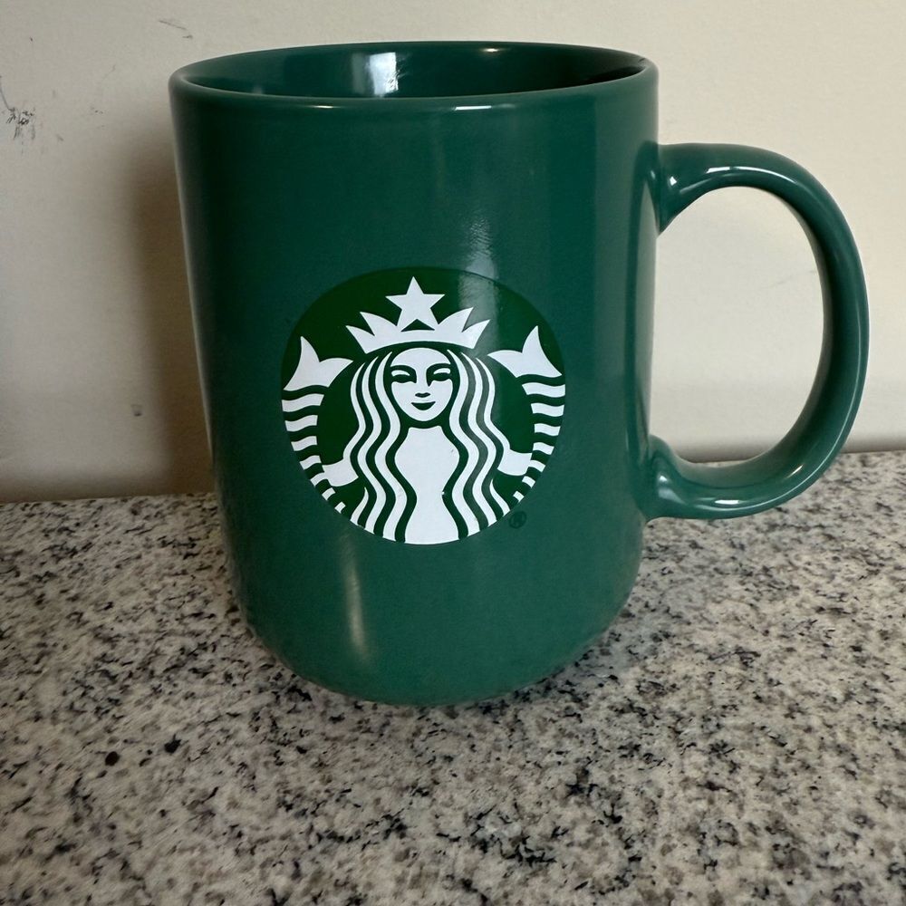 2022 Class Starbucks Mermaid Handle mug 13.7 oz green